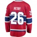 Montreal Canadiens Jeff Petry Men's Fanatics Branded Red Breakaway Player Jersey