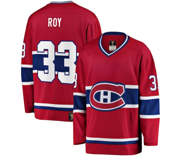 Montreal Canadiens Patrick Roy Men's Fanatics Branded Red Premier Breakaway Retired Player Jersey