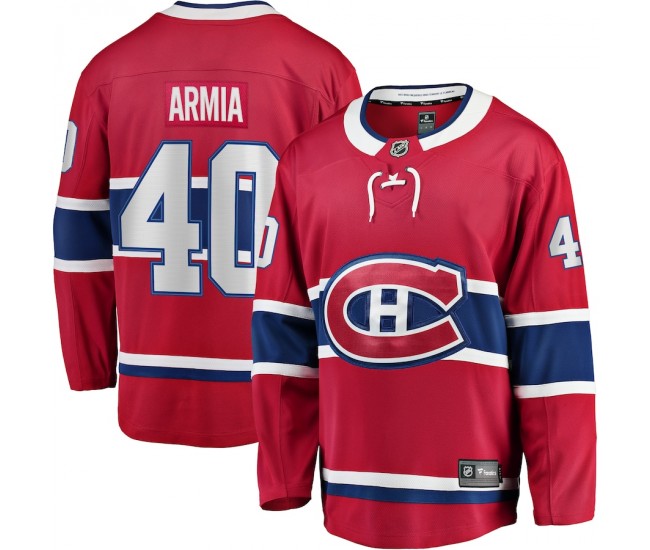 Montreal Canadiens Joel Armia Men's Fanatics Branded Red Home Breakaway Player Jersey