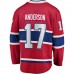 Montreal Canadiens Josh Anderson Men's Fanatics Branded Red Breakaway Player Jersey