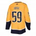 Nashville Predators Roman Josi Men's adidas Gold Home Authentic Player Jersey