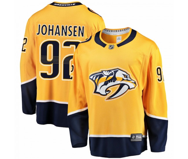 Nashville Predators Ryan Johansen Men's Fanatics Branded Gold Breakaway Player Jersey