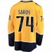 Nashville Predators Juuse Saros Men's Fanatics Branded Gold Breakaway Player Jersey