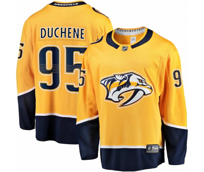 Nashville Predators Matt Duchene Men's Fanatics Branded Gold Breakaway Player Jersey