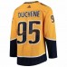 Nashville Predators Matt Duchene Men's adidas Gold Home Authentic Player Jersey