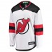 New Jersey Devils Men's Fanatics Branded White Breakaway Away Jersey