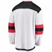 New Jersey Devils Men's Fanatics Branded White Breakaway Away Jersey