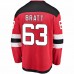 New Jersey Devils Jesper Bratt Men's Fanatics Branded Red Home Breakaway Player Jersey