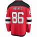 New Jersey Devils Jack Hughes Men's Fanatics Branded Red Breakaway Player Jersey