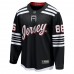 New Jersey Devils Jack Hughes Men's Fanatics Branded Black Alternate Premier Breakaway Player Jersey