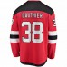 New Jersey Devils Frederik Gauthier Men's Fanatics Branded Red Home Breakaway Player Jersey