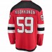 New Jersey Devils Janne Kuokkanen Men's Fanatics Branded Red Home Breakaway Player Jersey