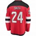 New Jersey Devils Ty Smith Men's Fanatics Branded Red Home Breakaway Player Jersey