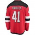 New Jersey Devils Vitek Vanecek Men's Fanatics Branded Red Home Breakaway Player Jersey