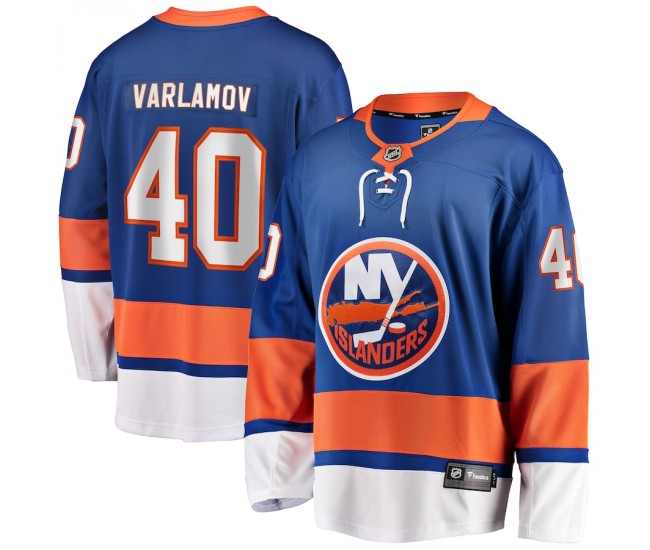 New York Islanders Semyon Varlamov Men's Fanatics Branded Royal Replica Player Jersey