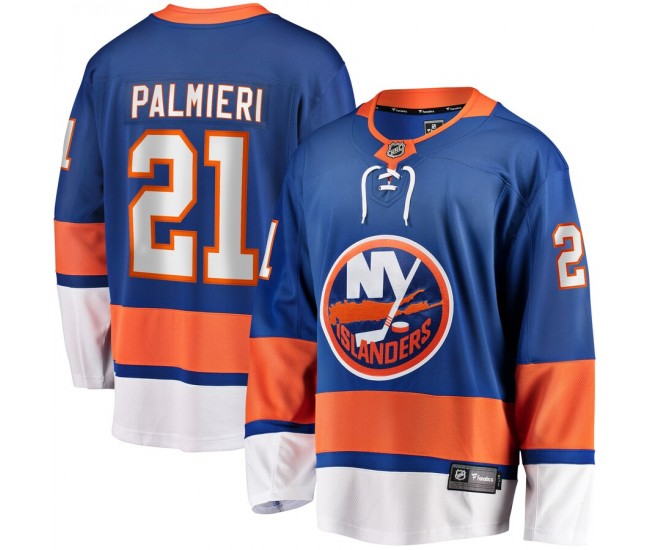 New York Islanders Kyle Palmieri Men's Fanatics Branded Royal 2017/18 Home Breakaway Replica Jersey