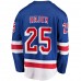 New York Rangers Libor Hajek Men's Fanatics Branded Blue 2017/18 Home Breakaway Replica Jersey