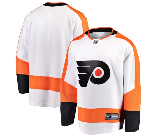 Philadelphia Flyers Men's Fanatics Branded White Breakaway Away Jersey