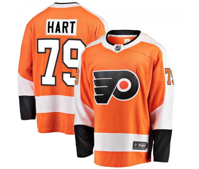 Philadelphia Flyers Carter Hart Men's Fanatics Branded Orange Breakaway Player Jersey