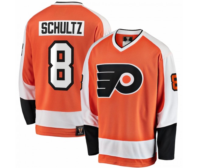 Philadelphia Flyers Dave Schultz Men's Fanatics Branded Orange Premier Breakaway Retired Player Jersey