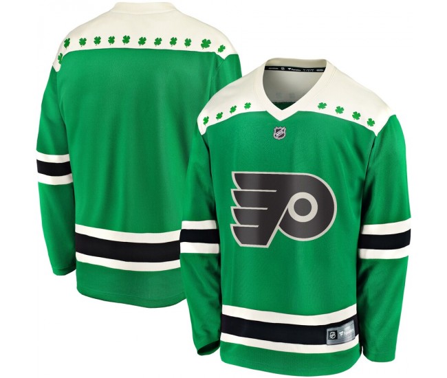 Philadelphia Flyers Men's Fanatics Branded Green 2021 St. Patrick's Day Breakaway Jersey