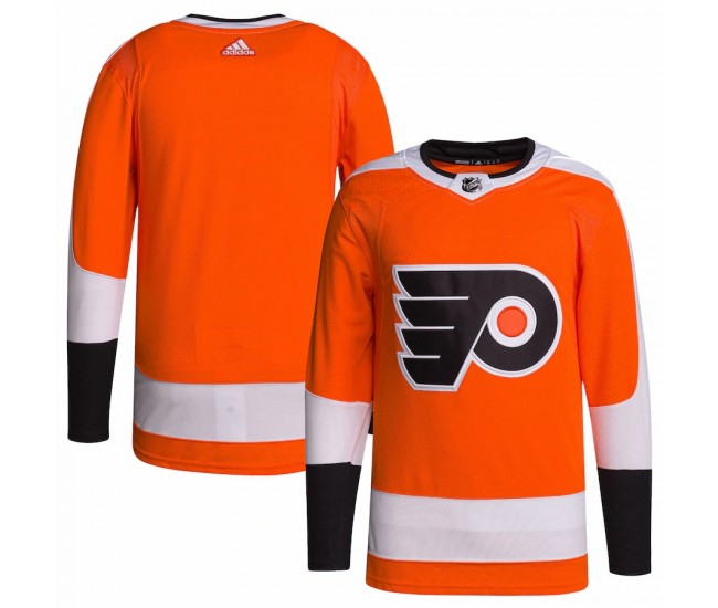 Philadelphia Flyers Men's adidas Orange Home Primegreen Authentic Pro Blank Jersey