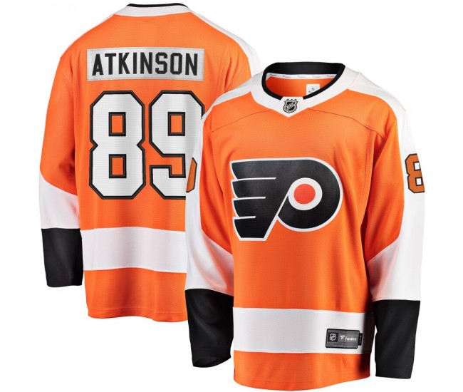 Philadelphia Flyers Cam Atkinson Men's Fanatics Branded Orange Breakaway Player Jersey