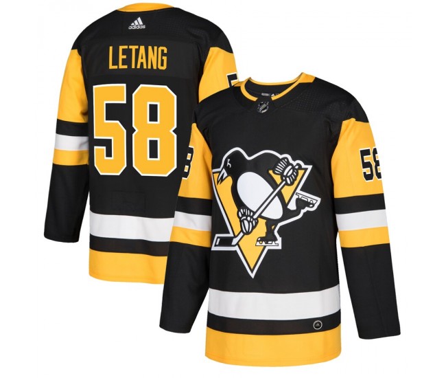 Pittsburgh Penguins Kris Letang Men's adidas Black Authentic Player Jersey