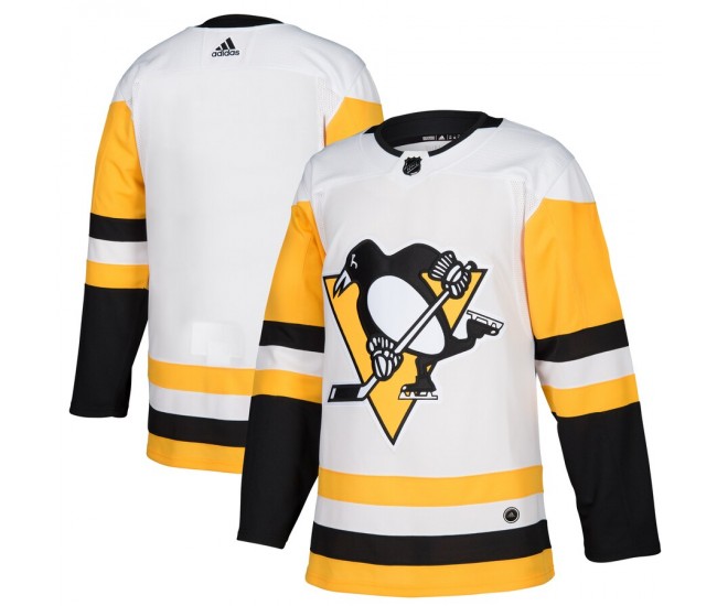 Pittsburgh Penguins Men's adidas White Away Authentic Blank Jersey