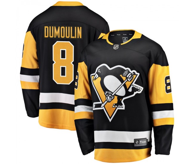 Pittsburgh Penguins Brian Dumoulin Men's Fanatics Branded Black Home Breakaway Player Jersey