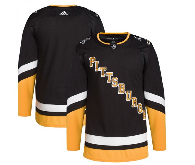 Pittsburgh Penguins Men'sadidas Black 2021/22 Alternate Primegreen Authentic Pro Jersey