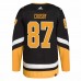 Pittsburgh Penguins Sidney Crosby Men's adidas Black 2021/22 Alternate Primegreen Authentic Pro Player Jersey