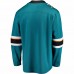 San Jose Sharks Men's Fanatics Branded Teal Breakaway Home Jersey