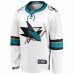 San Jose Sharks Men's Fanatics Branded White Breakaway Away Jersey