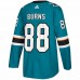 San Jose Sharks Brent Burns Men's adidas Teal Authentic Player Jersey