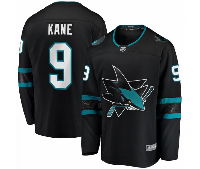 San Jose Sharks Evander Kane Men's Fanatics Branded Black Alternate Premier Breakaway Player Jersey