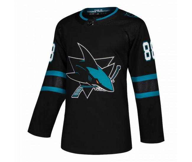 San Jose Sharks Brent Burns Men's adidas Black Alternate Authentic Player Jersey