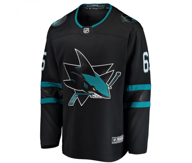 San Jose Sharks Erik Karlsson Men's Fanatics Branded Black Breakaway Alternate Player Jersey