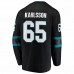 San Jose Sharks Erik Karlsson Men's Fanatics Branded Black Breakaway Alternate Player Jersey