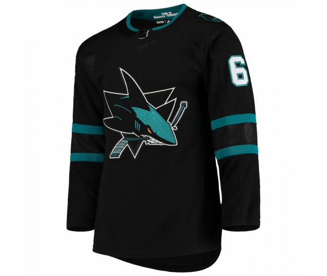 San Jose Sharks Erik Karlsson Men's adidas Black Alternate Authentic Player Jersey