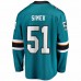 Simek San Jose Sharks Radim Fanatics Branded Home Breakaway Player Jersey - Teal