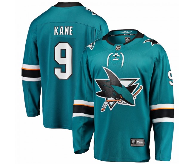 San Jose Sharks Evander Kane Men's Fanatics Branded Teal Premier Breakaway Player Jersey