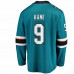 San Jose Sharks Evander Kane Men's Fanatics Branded Teal Premier Breakaway Player Jersey