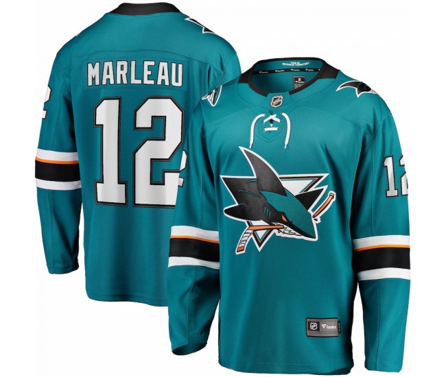 San Jose Sharks Patrick Marleau Men's Fanatics Branded Teal Replica Player Jersey