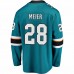 San Jose Sharks Timo Meier Men's Fanatics Branded Teal Home Premier Breakaway Player Jersey