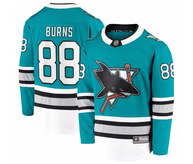 San Jose Sharks Brent Burns Men's Fanatics Branded Teal 30th Anniversary Premier Breakaway Player Jersey