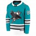 San Jose Sharks Brent Burns Men's Fanatics Branded Teal 30th Anniversary Premier Breakaway Player Jersey