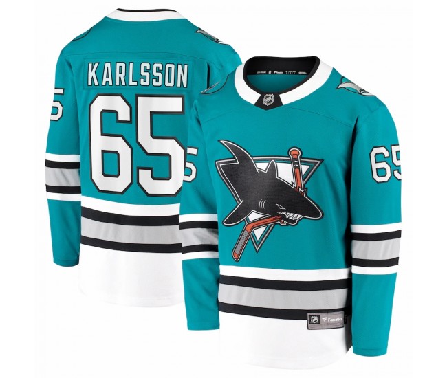 San Jose Sharks Erik Karlsson Men's Fanatics Branded Teal 30th Anniversary Premier Breakaway Player Jersey