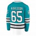 San Jose Sharks Erik Karlsson Men's Fanatics Branded Teal 30th Anniversary Premier Breakaway Player Jersey