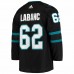 San Jose Sharks Kevin Labanc Men's adidas Black Alternate Authentic Jersey